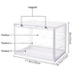 Seewavom Acrylic Clear Display Case Dustproof Blind Box Transparent Assemble Storage Showcase Collection Acrylic Cube For Toy Do