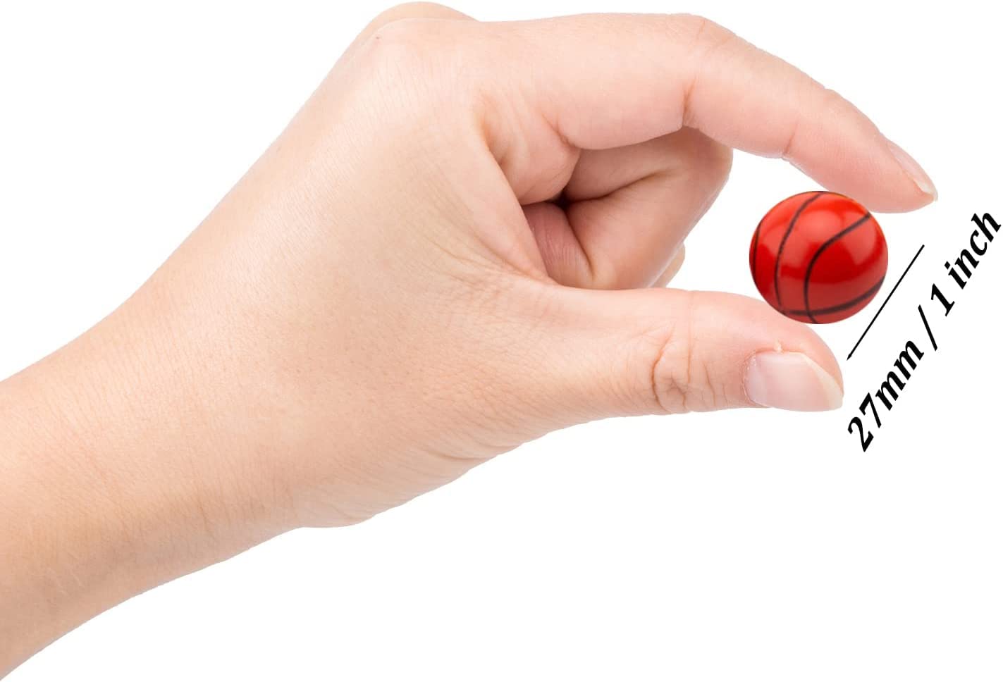 Obtanim 50 Pieces Colorful Bouncy Balls Bulk Mixed Pattern High Bouncing Balls For Kids Party Favors, Prizes, Birthdays Gift (27