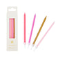Talking Tables Pretty Pink Birthday Candles Cake Topper Decorations 16pcs, 4 Designed in The UK by