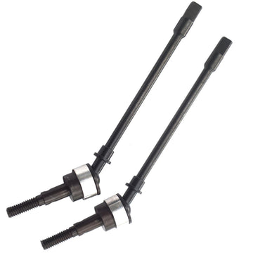 2PCS Vgoohobby Stainless Steel CVD Drive Shaft Dogbone Hop-Up Parts Compatible with Axial SCX10 1/10 RC Climbing Car Crawlers Bu