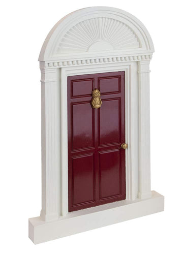 Byers' Choice Red Door W/Pineapple 6313 From The Accessories Collection