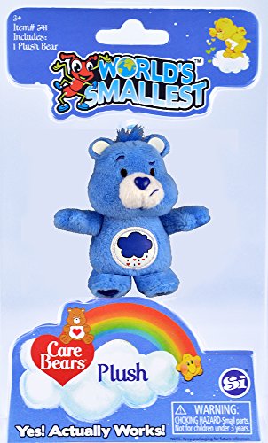 World's Smallest Care Bears, Multicolor, Small Size - Adorable Collectible Plush Toys, Styles May Vary