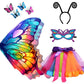 Aimeiar Kids butterfly costume for Girls,Toddler Halloween costume butterfly Dress Up Tutu kids Fairy butterfly wings with Mask,