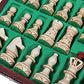 Beautiful Handcrafted Wooden Chess Set With Wooden Board And Handcrafted Chess Pieces -1-2 Players, Gift Idea Products (21' (55 Cm))