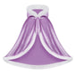 Visofayo Girls Dress Up Hodded Cape Toddler Costume For Princess Cloaks