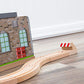Orbrium Wooden Railway Track End Bumper Buffer Stop Set - 8 Pieces, Fits Thomas & Friends, Brio, Chuggington, One Size, Model ORB-EXP-T-400