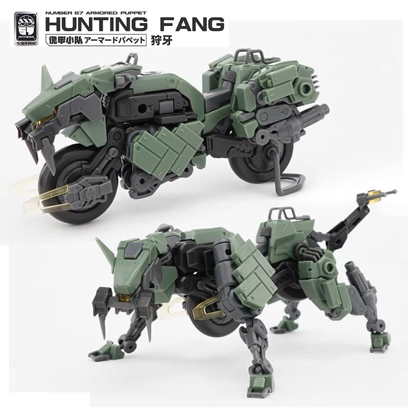 Beerise Morise Hobby Fiftyseven No.57 1/24 Action Figures - Armored Puppet Hunting Fang - Model Kit,Highly Posable Collectible M