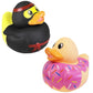 Big Rubber Duck Squeaking Toy with Sound Assortment Duckies for Kids, Bath Birthday Gifts Baby Showers Summer Beach and Pool Act