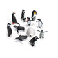 Ai-Fun 11Pcs Penguin Igloo Figurine Toys Realistic Ocean Tiny Animal Model Polar Animal Figures Set