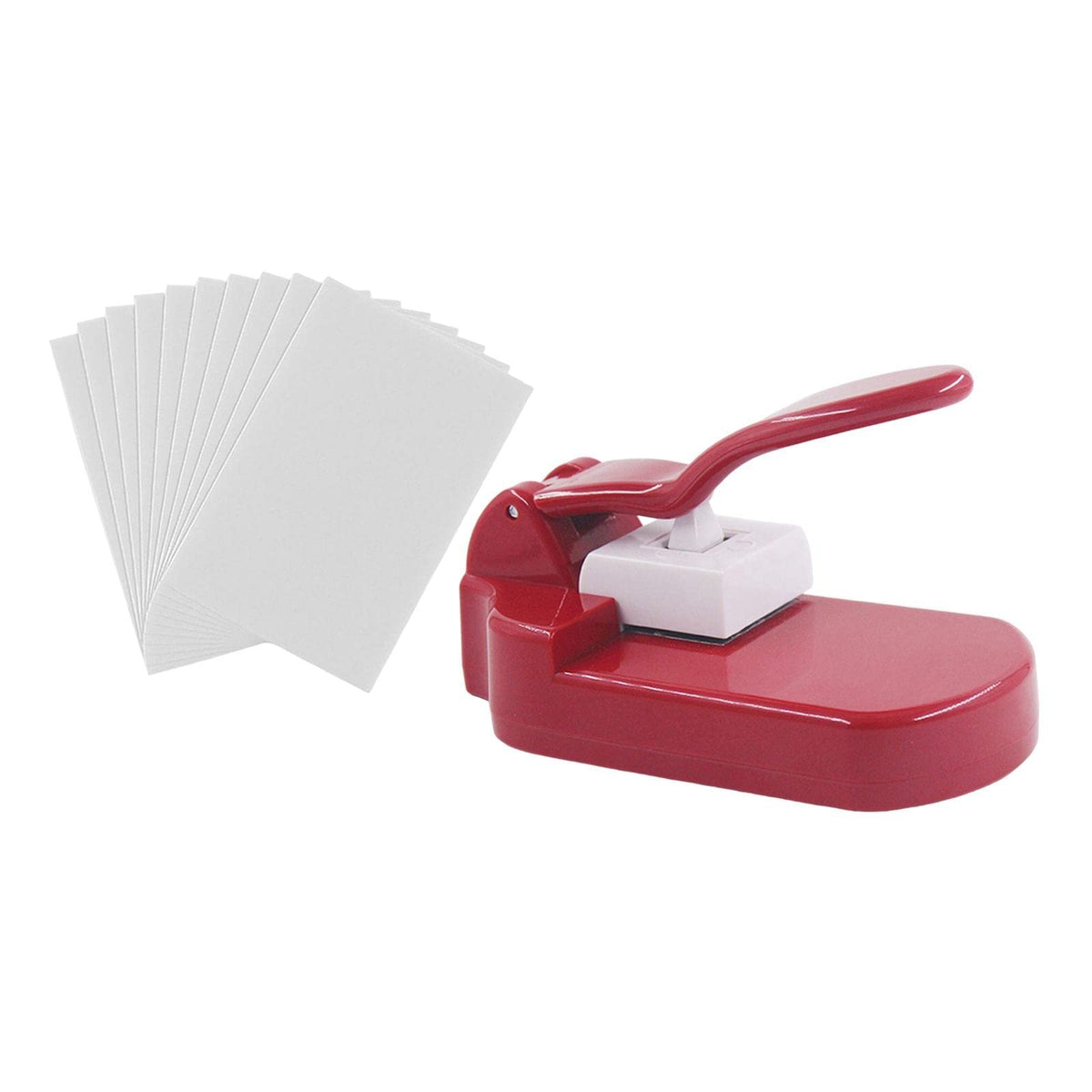 MERISHOPP Puzzle Making Machine for Children PP Paper Cutting Tool Maker Red
