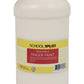 School Smart Washable Finger Paint, White, 1 Quart Bottle