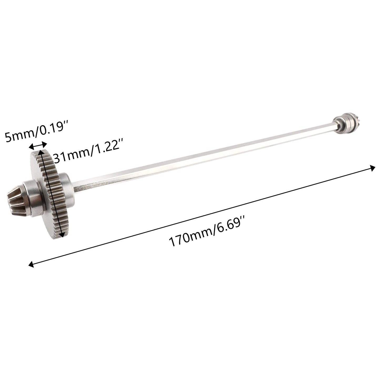 GDOOL RC CAR Upgrade Accessories Powder Metallurgy Metal Main Drive Shaft 14400Y Accessories Spare Parts for H14BM JC14EP HP141S