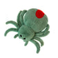 Joson 10 Inch Halloween Cartoon Spider Plush Toy, Cute Spider Plush Toy, Boys Girls Bedroom Party Decoration (Green)