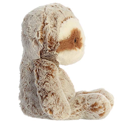 Aurora® Snuggly Sweet & Softer™ Sloth Stuffed Animal - 9 Brown Plush Toy for Comforting Play and Imaginative Fun