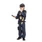 Jazgrom Kids Swat Police Officer Costume With Vest And Accessories, Boys And Girls Role Play Kit, Halloween Cop Cosplay Dress Up