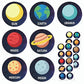 60 Sheets, 600 Stickers - Planet Solar System Stickers For Kids, 1.5''