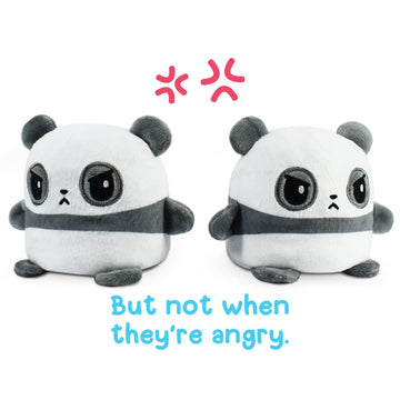 Teeturtle - Plushmates - Magnetic Reversible Plushies That Hold Hands When Happy - Panda - Huggable And Soft Sensory Fidget Toy