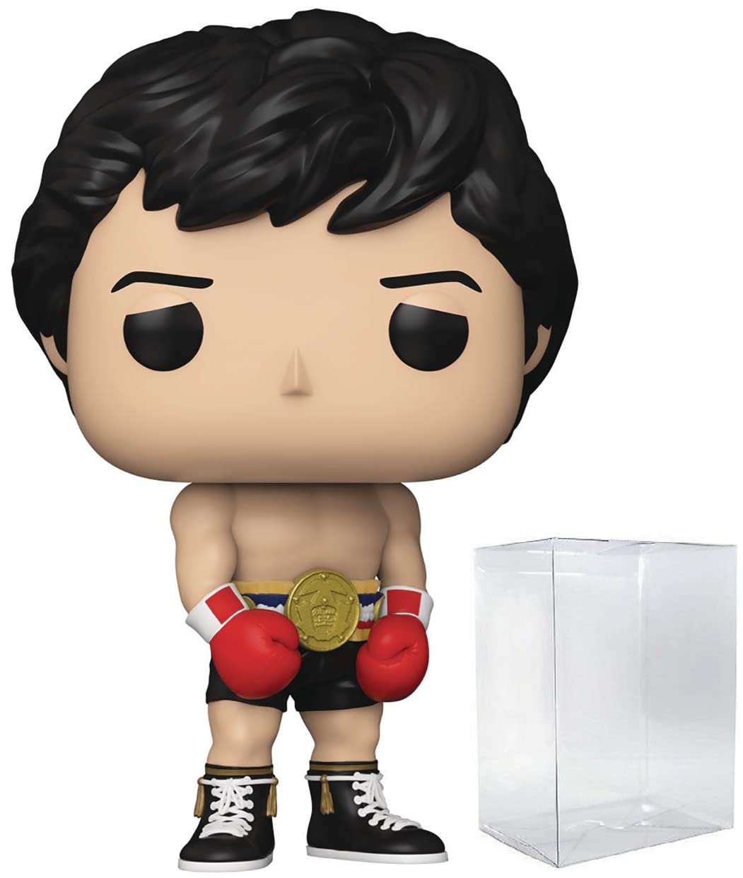 Pop Rocky 45Th Anniversary - Rocky Balboa With Gold Belt Specialty Series Funko Pop! Vinyl Figure (Bundled With Compatible Pop B