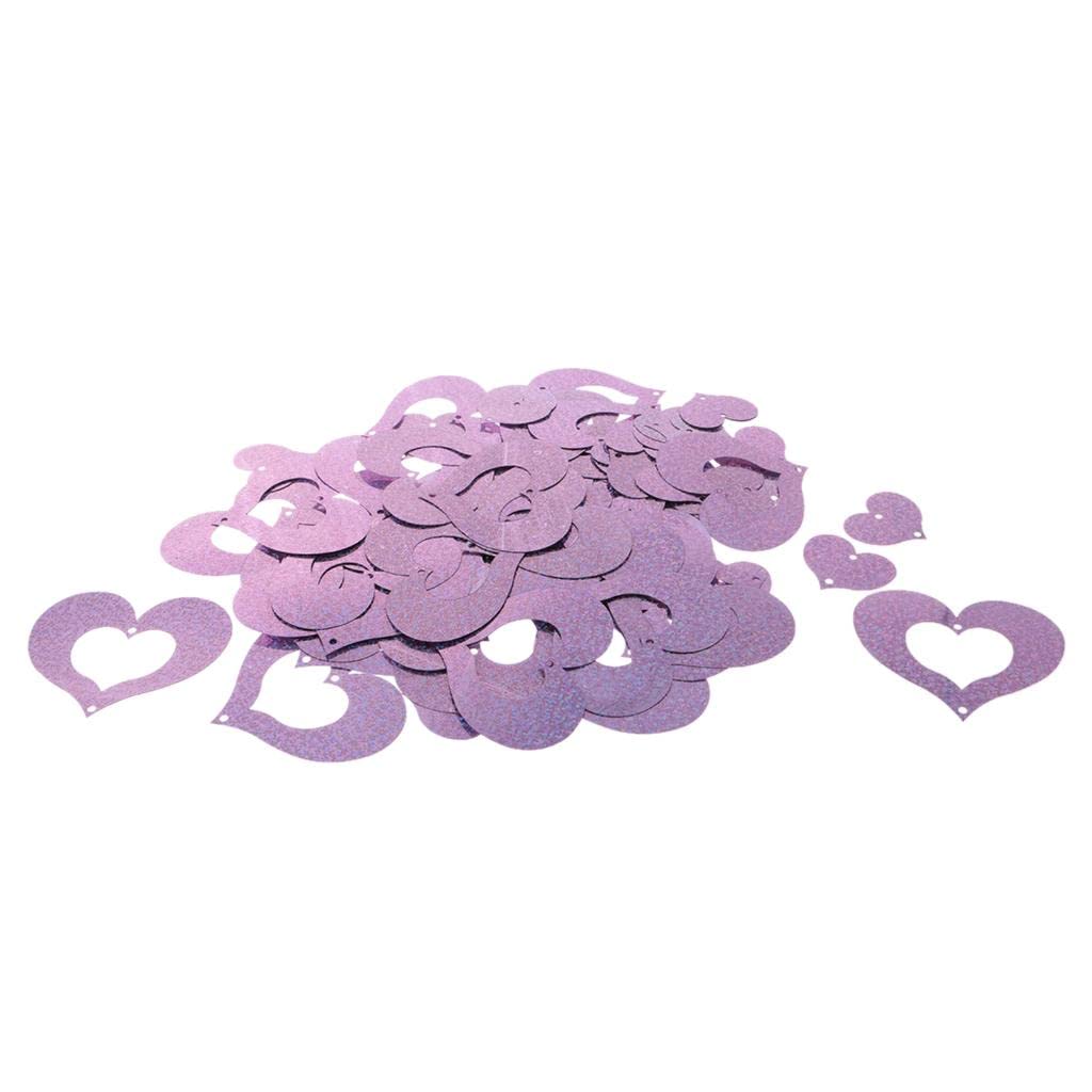 SECRET DESIRE 50X Wedding Ceiling Hanging Decorations Toy Swirl PVC Lavender Heart