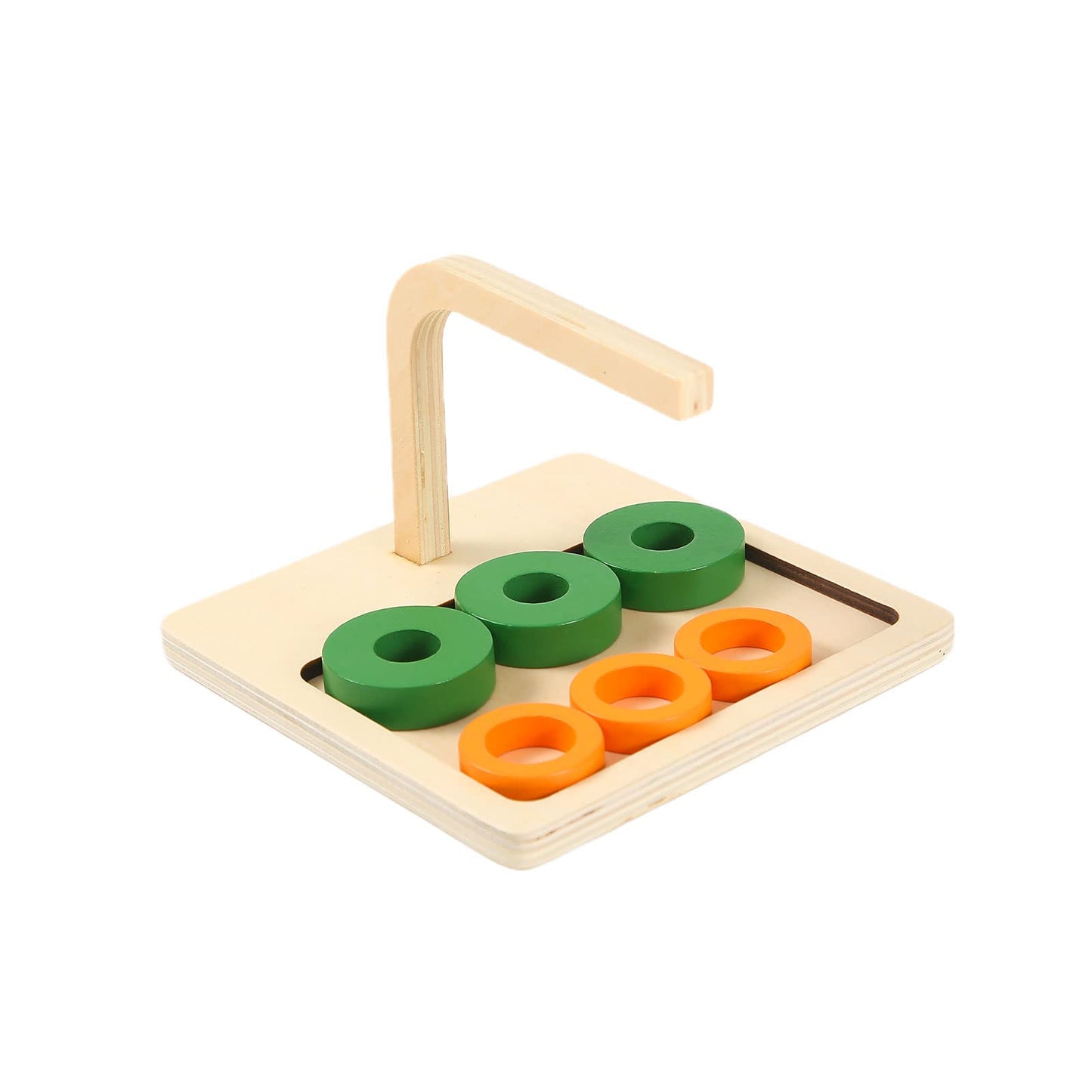 Meyor Montessori Wooden Curved Horizontal Pins 3-6 Years Old Children'S Toy, Used To Exercise Hand-Eye Coordination