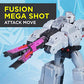 Transformers Toys Cyberverse Action Attackers Ultimate Class Megatron Action Figure - Repeatable Fusion Mega Shot Action Attack