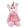 Beanie Baby Large Eyes Buff Pixy Atlas Austin Unicorn Cinder Animal Plush Doll 9.8Inch (Estelle Unicorn)