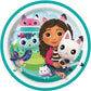 Unique Gabbys Dollhouse Birthday Party Supplies Bundle Pack includes 16 Dessert Cake Plates, 16 Lunch Plates, 16 Napkins, 1 Tabl