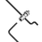 HobbyPark 20pcs 1.3mm Adjustable Pushrod Connector Linkage Stopper & F1.2mm x L180mm Steel Z Style Pushrods Parts for RC Airplan