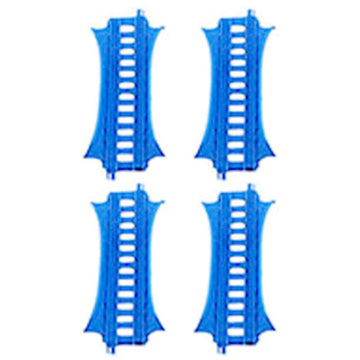 Replacement Parts For Thomas The Train - Gbn45 ~ Thomas & Friends Trackmaster Percy 6 - In - 1 Set ~ Replacement Track Bag ~ 4 E2 Track Pieces ~ Blue