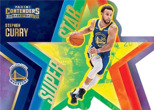 Panini 2020-2021 Contenders Basketball Blaster Box - 40 Trading Cards, Optichrome Material, Standard Size