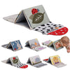 Taf Toys Tummy Time Sensory Book With Crinkle Pages & Soft Textures, High Contrast Patterns, Baby-Safe Mirror For Newborns And I