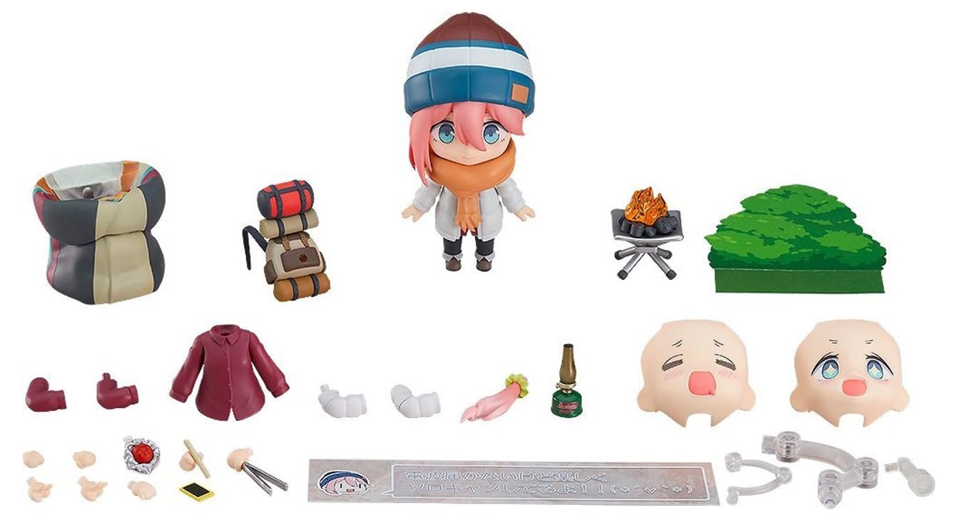 Max Factory Nendoroid Nadeshiko Kagamihara: Solo Camp Ver. Dx Edition