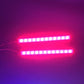 Lafeina Drift Car Led Chassis Dazzle Light Decorative Lights For 1/10 1/8 Scale Rc Model Car (Red)