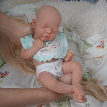 Mire & Mire Reborn Baby Dolls 12'' Boy Micro Preemie Full Body Silicone Baby Doll Realistic-Newborn Baby Dolls That Look Real Sl