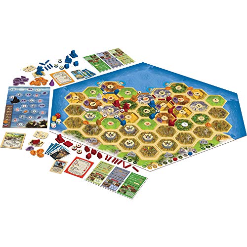 CATAN Legend of The Conquerors Expansion - Strategy Game for 3-4 Players, Ages 14+, 120 Min Playtime, Paper, Model CN3175