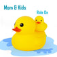 Novelty Place Rubber Duck Family Pack Ducky Baby Bath Toy For Kids (Pack Of 6)