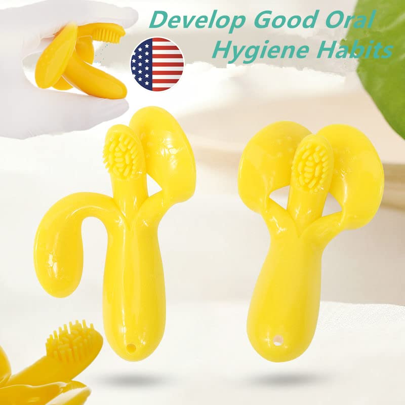 Rotk Baby Teething Toys, Freezer Bpa Free Silicone Baby Teether Chew Toys, Baby Gifts For Girls Boys- Newborn Infant Toys