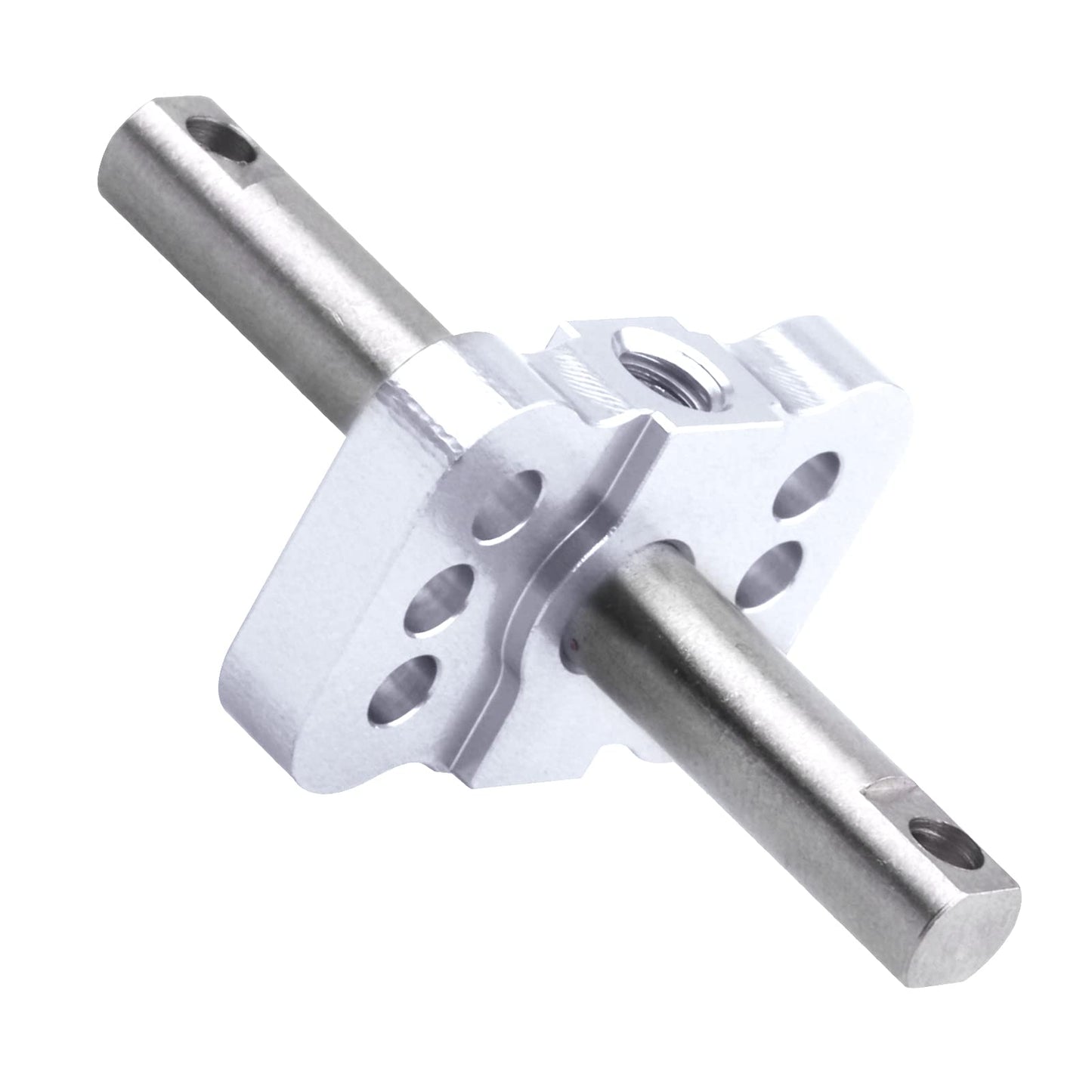 Aluminum Differential Locker Spool for RC 1/10 Scale Traxxas 2WD Rustler VXL Stampede VXL Replacement (Silver)