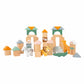 Small Foot Wooden Building Block Safari Playset, Montessori Stacking Toys for 12+ Months, 7.5 x 6.4 x 7.5, Multi Color, Model 11699