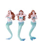 Pacific Giftware Under The Sea Ocean Hear See Speak No Evil Mermaids Resin Figurine Shelf Sitters