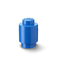 ROOM Copenhagen, Lego Round Brick 1 - Stackable Storage Solution - Bright Blue