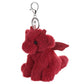 Apricot Lamb Cute Toys Plush Red Dragon Dinosaur Stuffed Animal Soft Keychain For Kids Bag, Purse, Backpack, Handbag (Red Dragon，4.7 Inches)