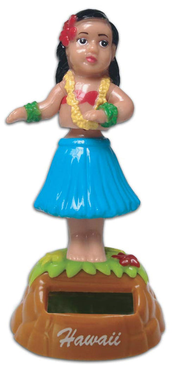 Kc Hawaii Hula Dancing Solar Dashboard Doll 4.25'