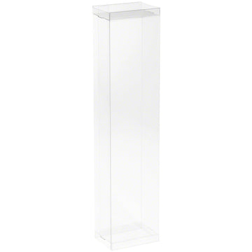 Dollsafe Clear Folding Display Box For Thin 11-12 Inch Dolls And Action Figures, 3'' W X 2'' D X 12.5'' H, Pack Of 10