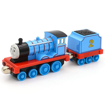 Flmenunu 1:43 Alloy Train Set Toy Magnetic Trains Carriage Model Kids Toys, No.2 Edward Set, 11-15Cm,(No.2 Edward Set)