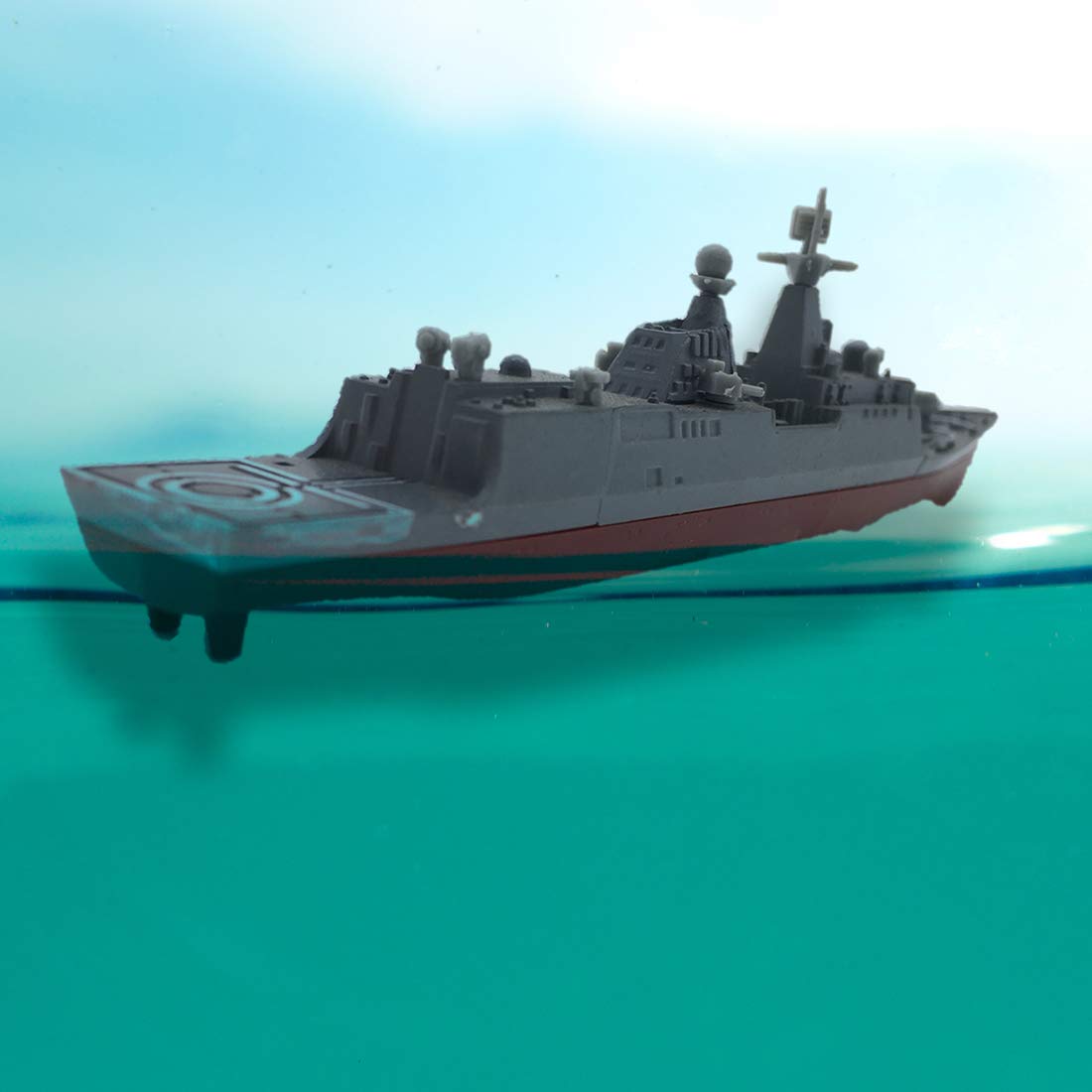 Kvvdi 8 Sets 3D-Puzzle Model Battleship Aircraft Carrier Toy Submarine  Plastic Model Warships Ship Kits  Navy for Collection