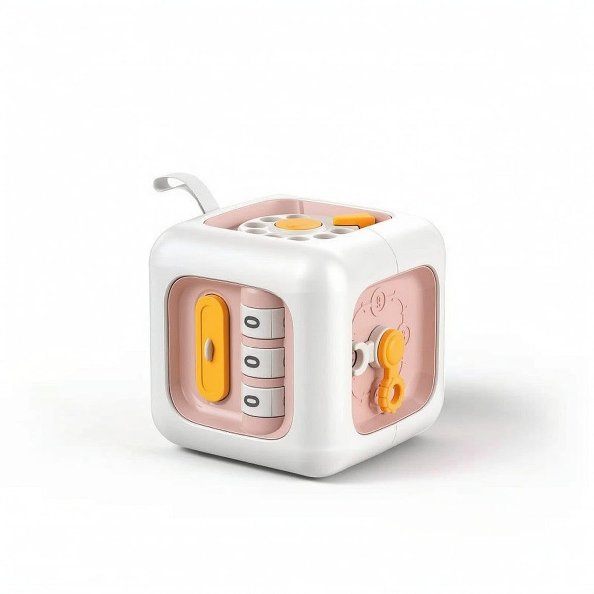 Fine Motor Skills Developmental Activity Cube Portable Activity Cube With Handle Interactive Developmental Toy Early Learning Fo