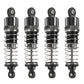 Haiboxing Rc Shocks For 1/16 Scale Car, 4Pcs Aluminum Capped Oil Filled Shocks For Haiboxing 16889(M16100A*2)