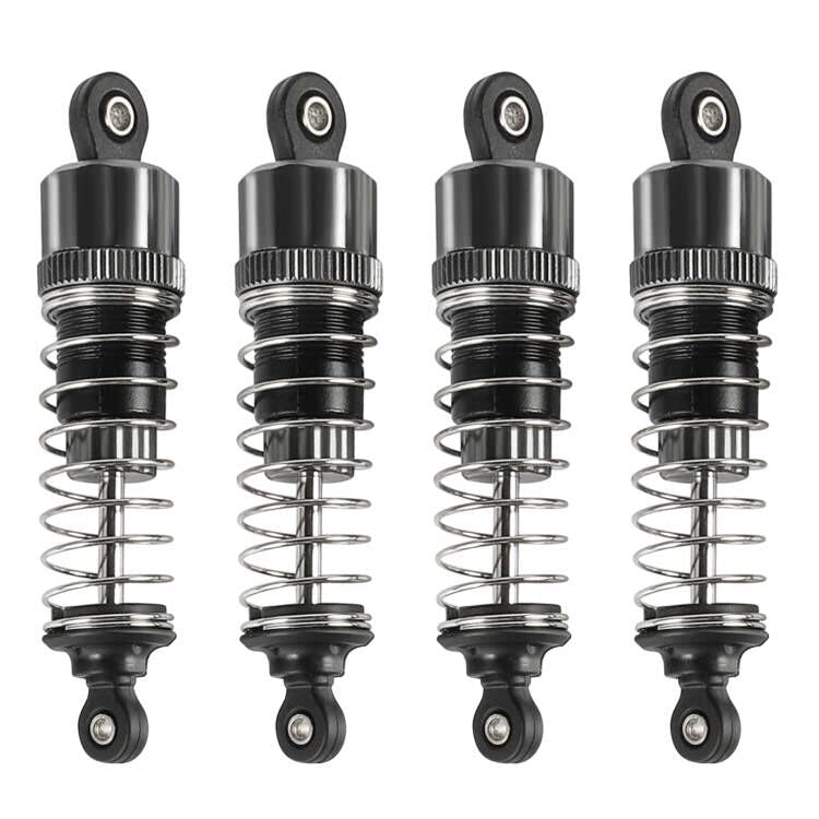 Haiboxing Rc Shocks For 1/16 Scale Car, 4Pcs Aluminum Capped Oil Filled Shocks For Haiboxing 16889(M16100A*2)
