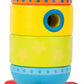 Small Foot Wooden Toys Colorful Rocket Shaped Stacking Toys, Six Plug-In Parts Promote The Fine Motor Skills Designed For Children 12+ Months